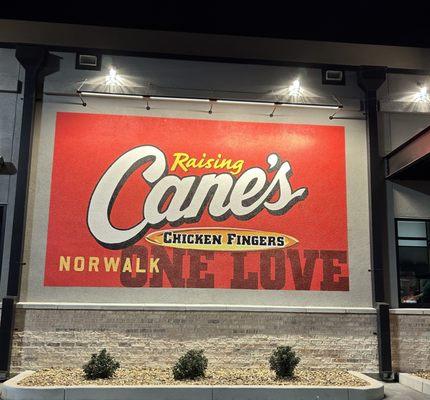 New Raising Cane's location in Norwalk, opened 11.19.2024