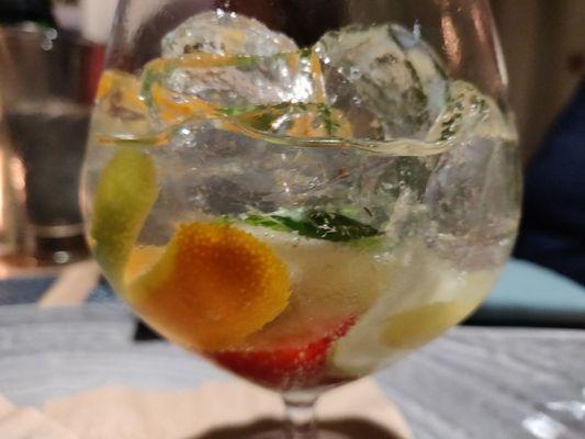 The Lodge gin and tonic