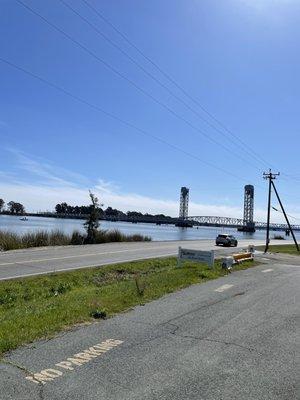 The Rio Vista bridge over the Delta.