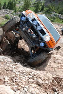 Toyota FJ Cruiser 4x4 Rock Crawling Suspension