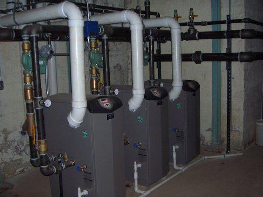 One of our commercial boiler installations.