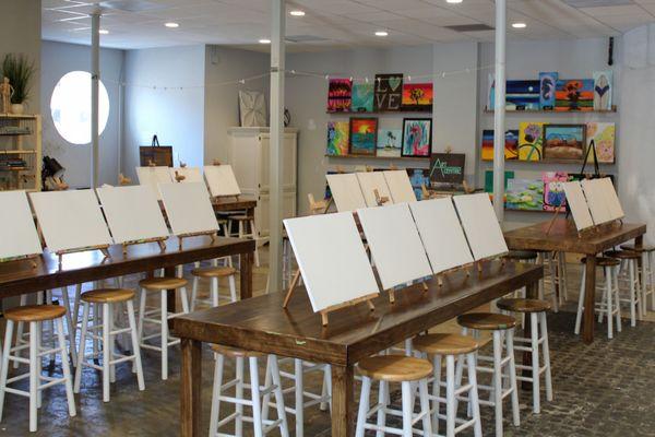 With our expansion in March 2017, we can now seat up to 40 painters comfortably!