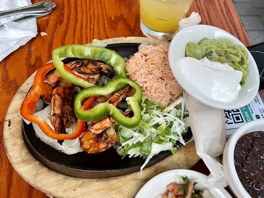 Shrimp Fajitas