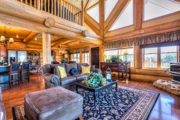 Log Home Interior