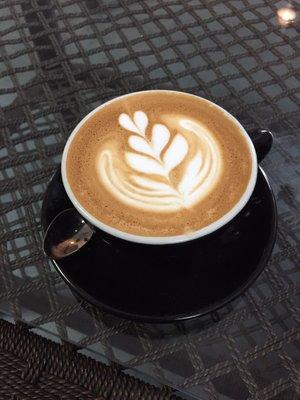 Tastes as good as it looks. Great cappuccino.