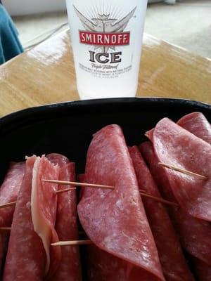 Couldn't pass up the salami and provalone from Costco.