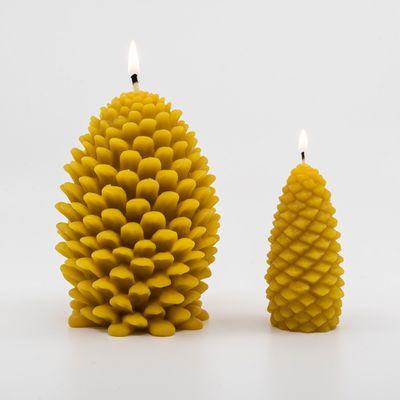 Bees Wax Pine Cone Candles