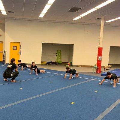 Our NINJAZONE boys & girls are so happy to be back! Once inside the gym- the kids can remove their masks for safe exercise.