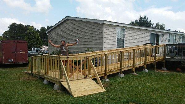 Wheel chair ramp