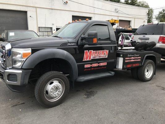 Miller's Towing & Recovery
 24/7 Roadside Assistance - Towing & Recovery
 301-602-0392 Hablamos Español