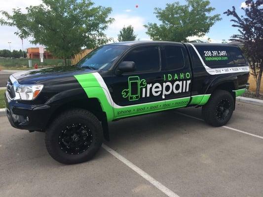 Watch for our vehicles rolling around town!