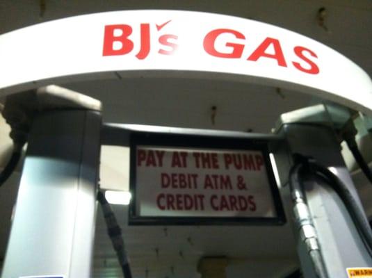 BJ's Gas pump