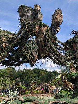 View of Pandora from the Flight of Passage line