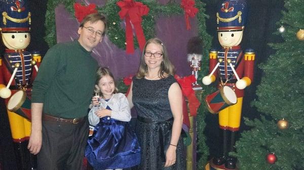 We go to the Nutcracker every Christmas!