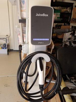 Our JuiceBox plug-in installed in a central place.