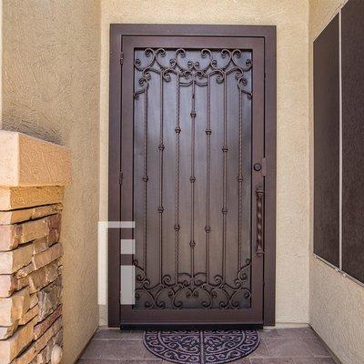 Iron Security Door By First Impression Ironworks