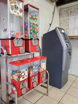 Atm and kiddie machines