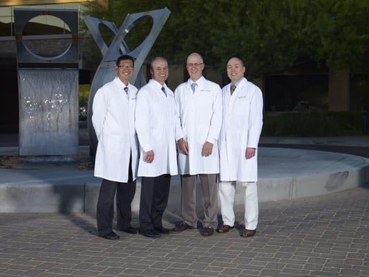 From Left to Right: Ken-ryu Han MD, Paul Block MD, Christopher Stewart MD, Philip Koi MD