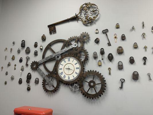 Cool clock decor