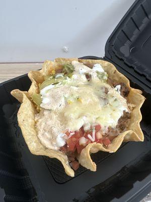 North Naples Mexican food Felipe's restaurant taco salad from Uber eats