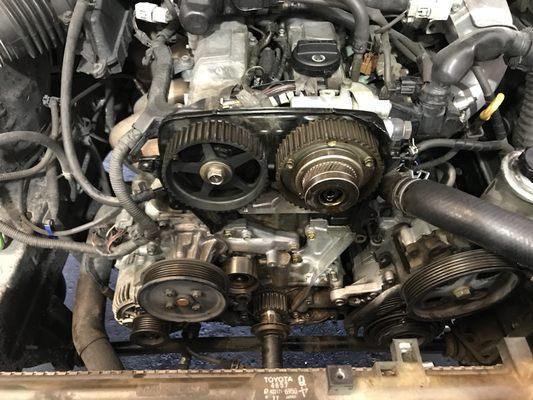 Timing belt service on a 98 Lexus GS300