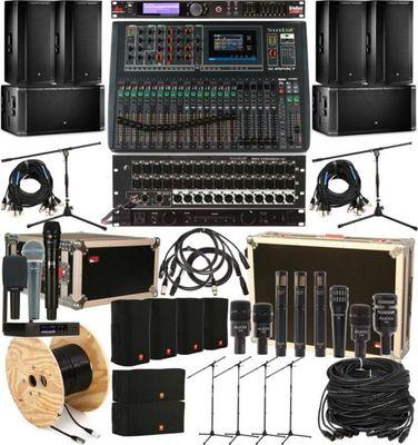 Sound audio equipment. Best quality, with professional sound engineer