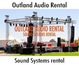 Outland Audio and Sound Systems Rental together bringing you more inventory and greater Southern California coverage!