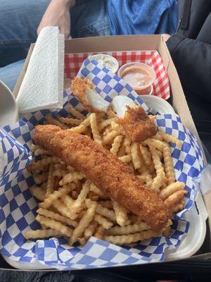 Fish & Chips - 2 piece, $19.99