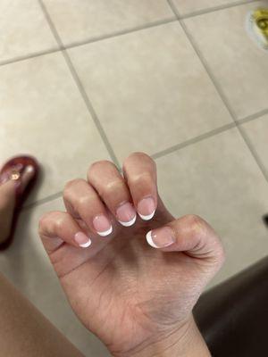 Gel French manicure