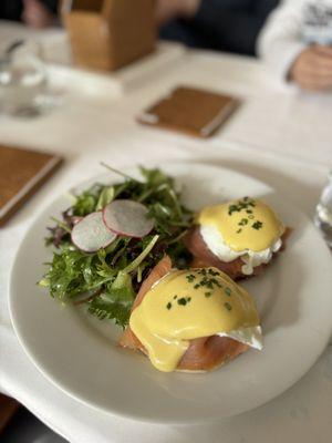 Eggs Benedict w/ Lox ($22) - 4.5/5 stars