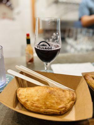 Chicken Pot Pie & Ube Pale Ale