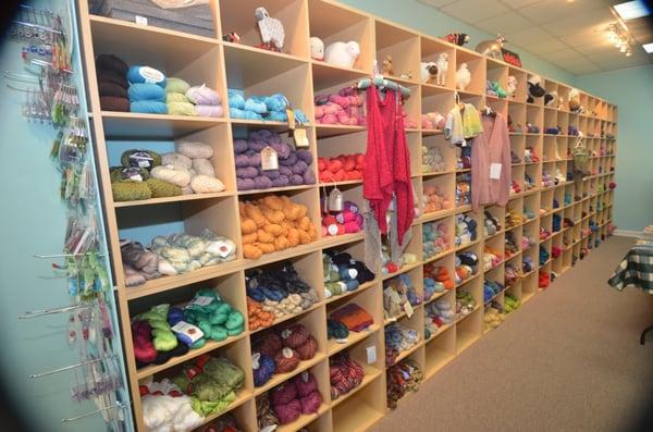 One of our wonderful walls of fiber.