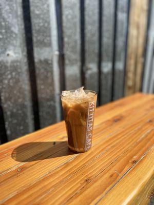 Iced White Jaffa latte