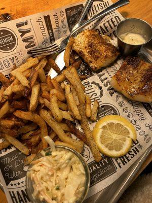 Baked Cod fish fry