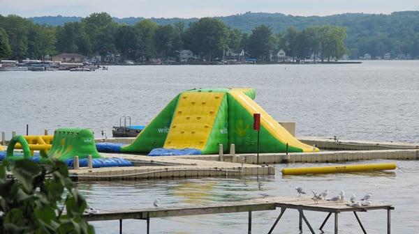 Water activities on Conesus Lake.