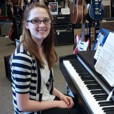 Amber teaches piano and cello.