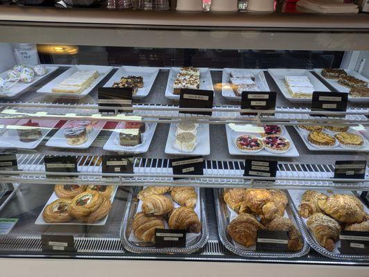 Bakery case and its goodies