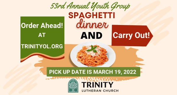 Thank you for supporting our Trinity Youth Programs! Order online at trinityol.org