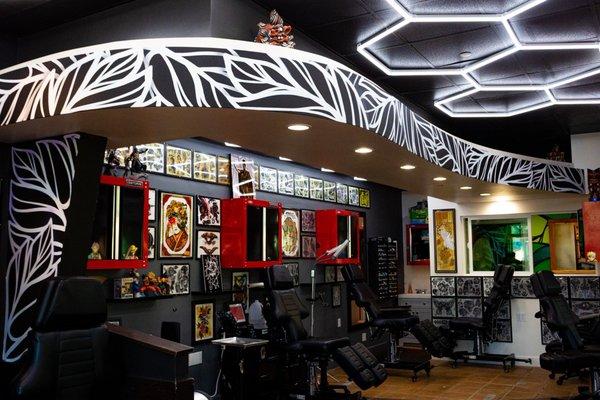 Tattoo Shop inside