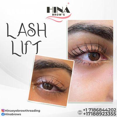 "Left lash, but never left behind! Elevate your eye game with the perfect flutter.  
 #LashGoals #HinaEyebrowthreading