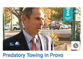 Provo mayor talking about UPE and predatory towing.