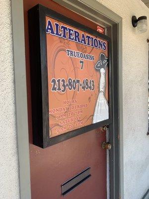 Outside one of the best alterations I have been at. Customer service and great pricing.