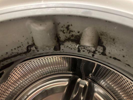 State of washer upon move-in