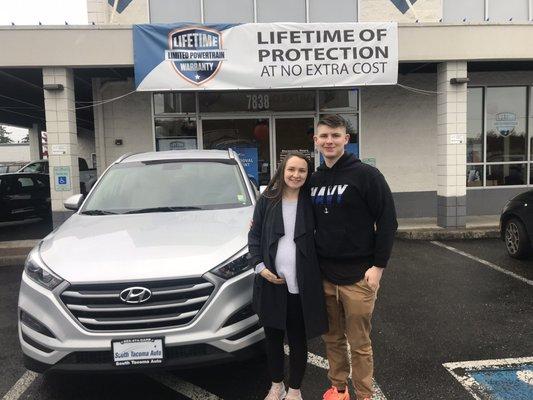 Carl at South Tacoma Auto for making the car buying process a breeze! We are so happy with our new purchase.recommend him to anyone looking