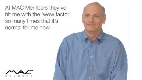 One of our long time customers, Mark Levitt, describes the "wow factor" we provide for him on every single visit to us.