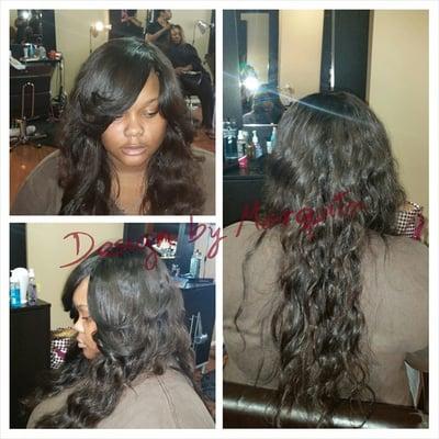 Full net sew in with closure