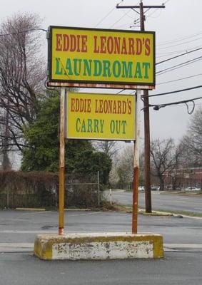 Eddie's signboard (looking west)