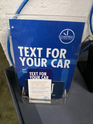 ElimiWait Parking - Text for your car