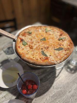 Margherita pizza