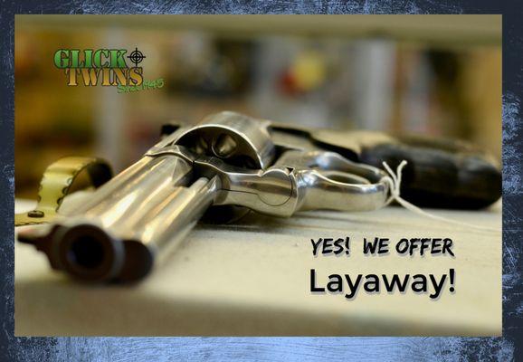 Layaway, you got it.